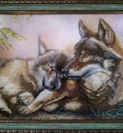 Пара волков>