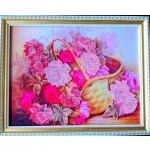 Розы в корзине